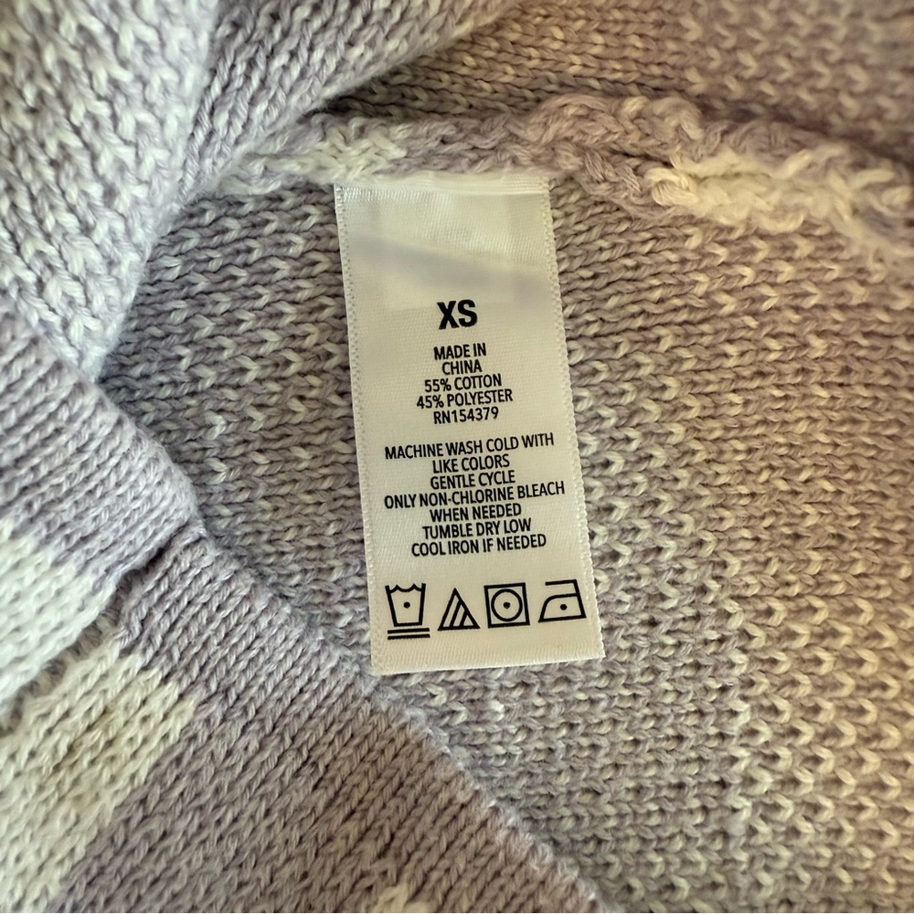 Aeropostale Lavender Checkered Crop Sweater Cami - Picture 10 of 10